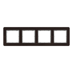 Рамка 4-постова Schneider Electric Sedna Elements Венге (SDD381804U)