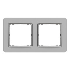 Рамка 2-постова Schneider Electric Sedna Elements Матова сіра глина (SDD393802)