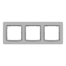 Рамка 3-постовая Schneider Electric Sedna Elements Серый камень (SDD393803)
