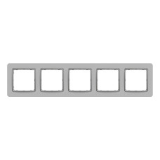 Рамка 5-постова Schneider Electric Sedna Elements Сірий камінь (SDD393805)