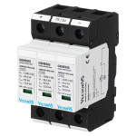 Ограничитель перенапряжения Vector VS GENESIS 3P 1100В DC 50 кА Класс I+II (2+PE) (GP3E1112YDC)