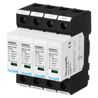 Обмежувач перенапруги Vector VS GENESIS 4P 230/280В AC 40 кА Клас I+II+III/Клас B+C+D (4+0 TNS) (GP4B207SAC)