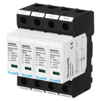 Обмежувач перенапруги Vector VS GENESIS 4P 230/280В AC 40 кА Клас II/Клас C (4+0 TNS) (GP4C240SAC)