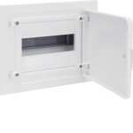 Розподільчий щит Hager Golf 8 модулів (1x8) вбудований непрозорі дверцята IP40 (VF108PD)