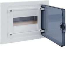 Розподільчий щит Hager Golf 8 модулів (1x8) вбудований прозорі дверцята IP40 (VF108TD)