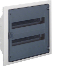 Розподільчий щит Hager Golf 36 модулів (2x18) вбудований прозорі дверцята IP40 (VF218TD)