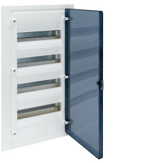 Розподільчий щит Hager Golf 48 модулів (4x12) вбудований прозорі дверцята IP40 (VF412TD)